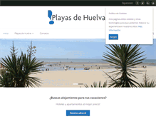 Tablet Screenshot of playasdehuelva.com